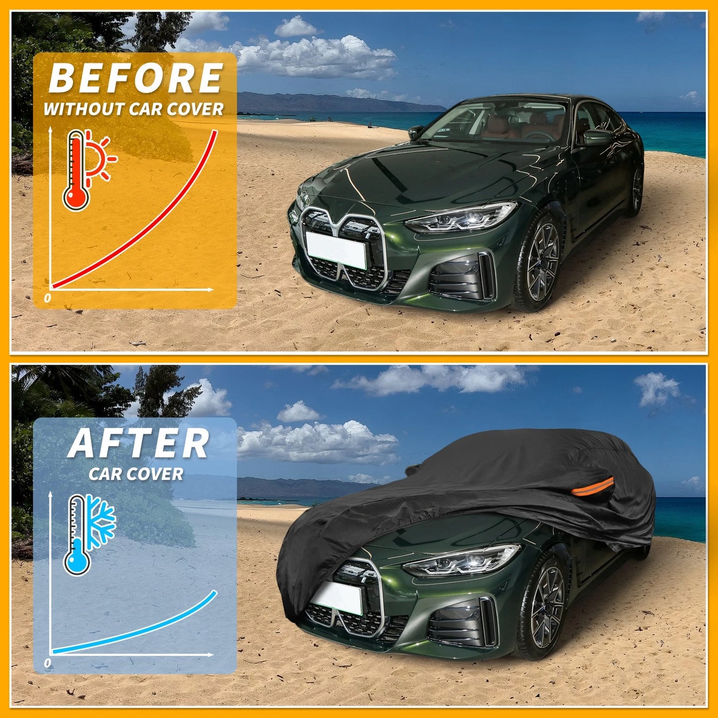 Waterproof All Weather Car Cover for BMW i4 (2022-2023)