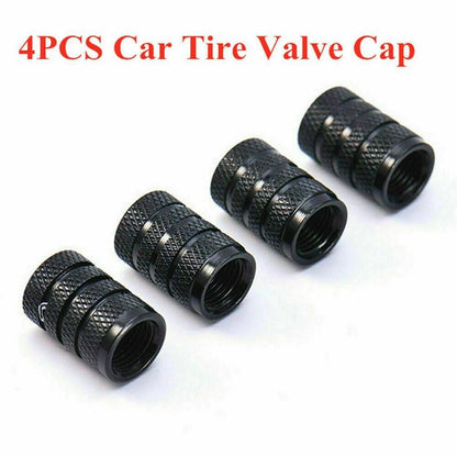 4x Aluminium Wheel Tyre Valve Stems Covers Caps Accessories for US