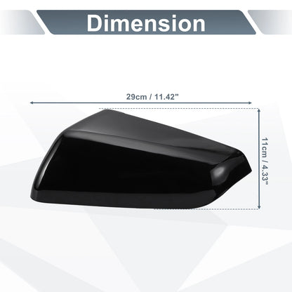Left Side Mirror Cover Cap Gloss Black for Chevy Equinox GMC