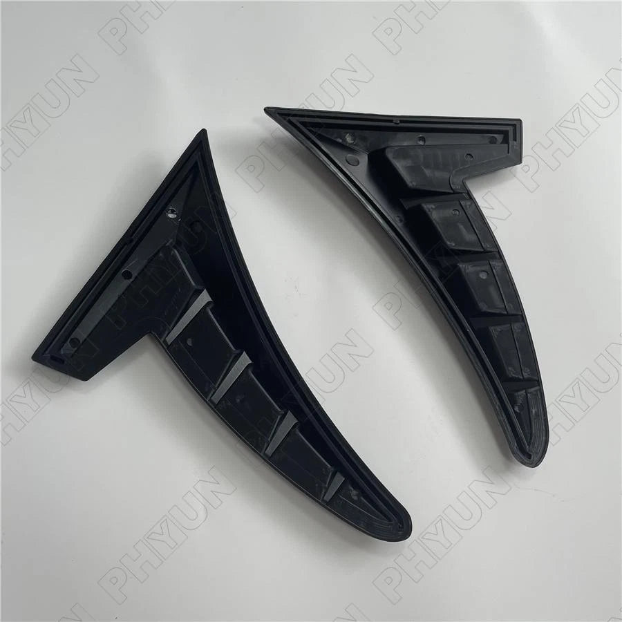 Glossy Black Car Side Wing Air Flow Fender Grill Intake Vent Trim Stickers