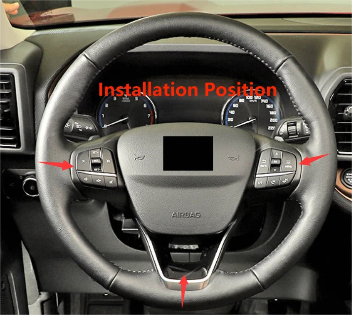 Steering Wheel Lid Cover Trim for 2021-2023 Ford Bronco Sport (2021-2023)
