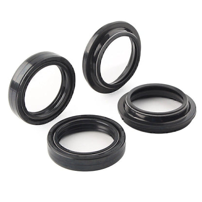 4 x Black 41x54mm Motorcycle Front Fork Damper Shock Absorber Seal