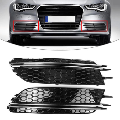 Honeycomb Fog Light Grill for Audi A6 C7 Sedan (2012-2015)