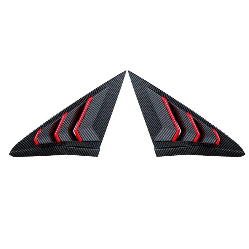 Carbon Fiber Side Window Louver Covers for Honda Civic 10th (2016-2021)
