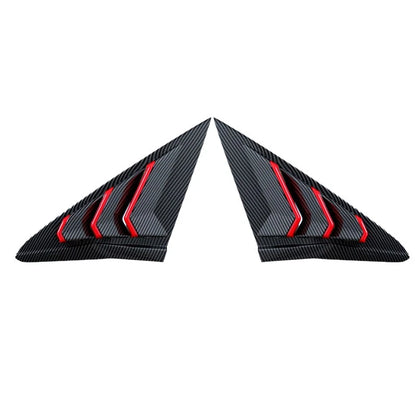 Carbon Fiber Side Window Louver Covers for Honda Civic 10th (2016-2021)