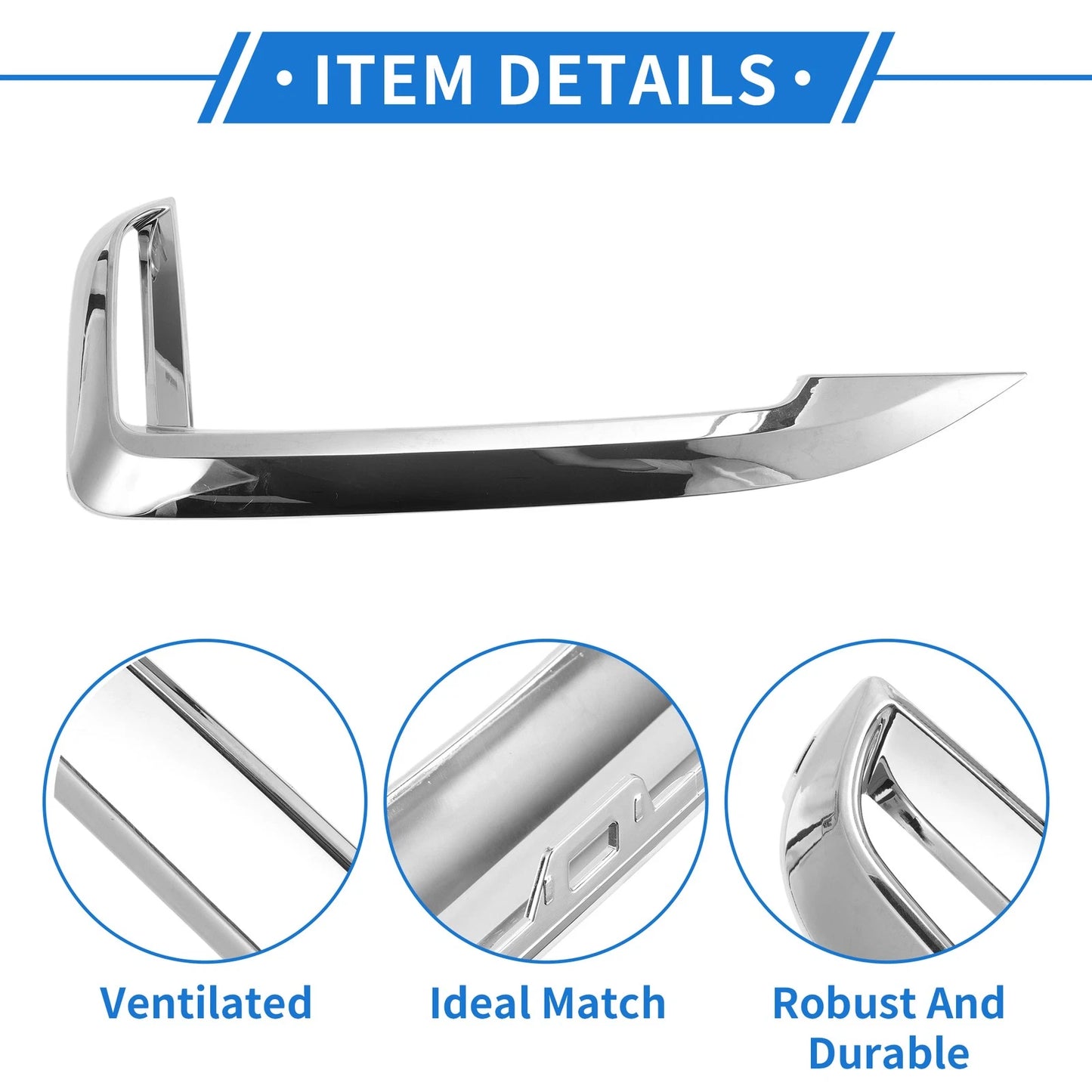 Front Left Bumper Grille Trim for BMW G12 7 Series (2017-2018)