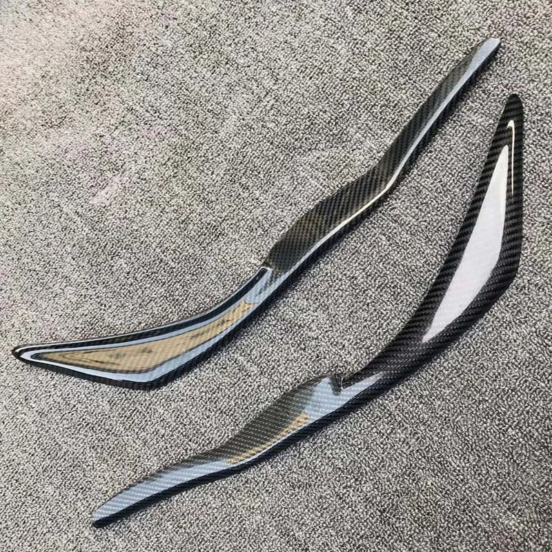 Carbon Fiber Headlight Eyelid Cover Eyebrows fits Lexus IS200t IS250 IS350 17-19