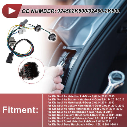 Tail Light Socket Wiring for Kia Soul 2.0L I4 (2014-2019)