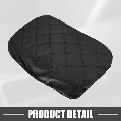 Center Console Armrest Cover for Toyota Corolla (2020-2023) Faux Leather Black