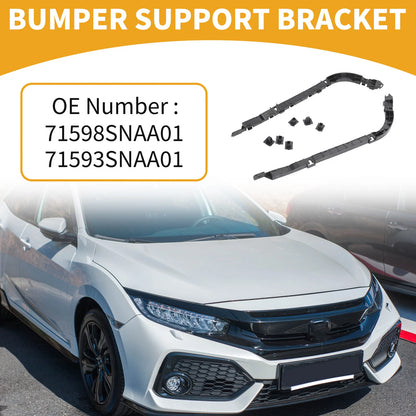 Rear Bumper Support Bracket  for Honda Civic (2006-2011) Black