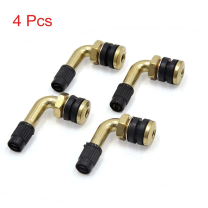 4 x Bent Screw Head Valve Stems Caps for Motorcycle Tires