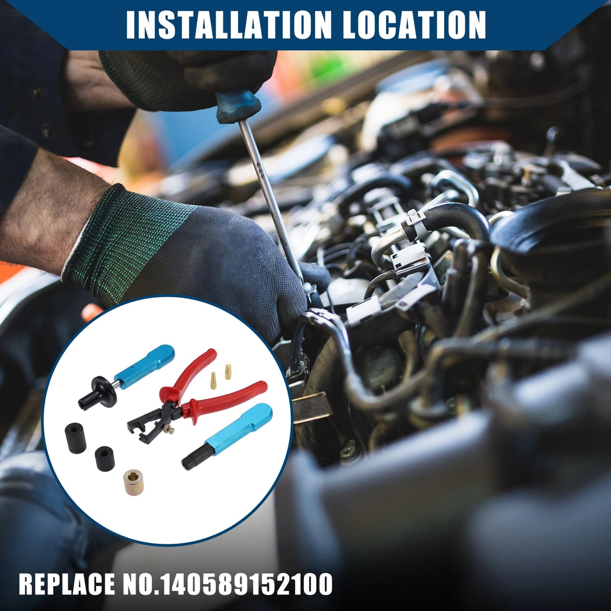 Fuel Injector Install Tool Set for BMW N55 N63 S55 S63 B38 B48