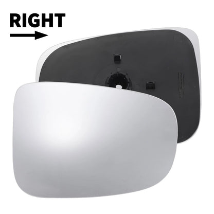 Right Side White Mirror Glass W/ Back Convex for Ford Transit (2015-2023)