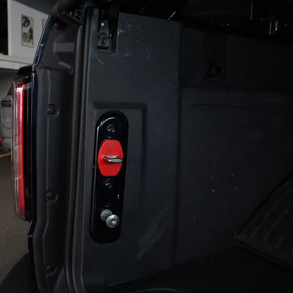Red Door Lock Cover Trim for Ford Bronco, F-150 (2021-2022)