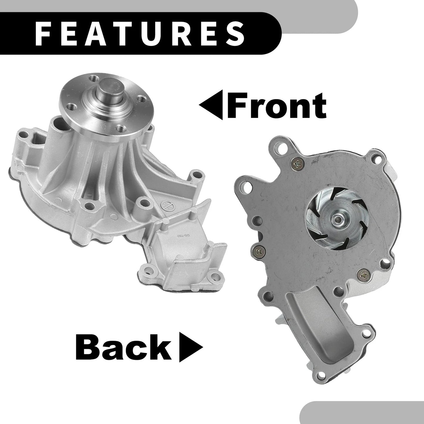 Water Pump with Gasket Kit for Toyota Fortuner (2004-2016)