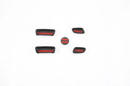 LHD Seat Adjust Lid Button Carbon Fiber Cover Trim for Toyota Sienna (2015-2020)