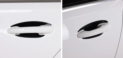 Black Door Handle Bowl Cover Trim for 2022-2023 Mercedes Benz C-Class Sedan