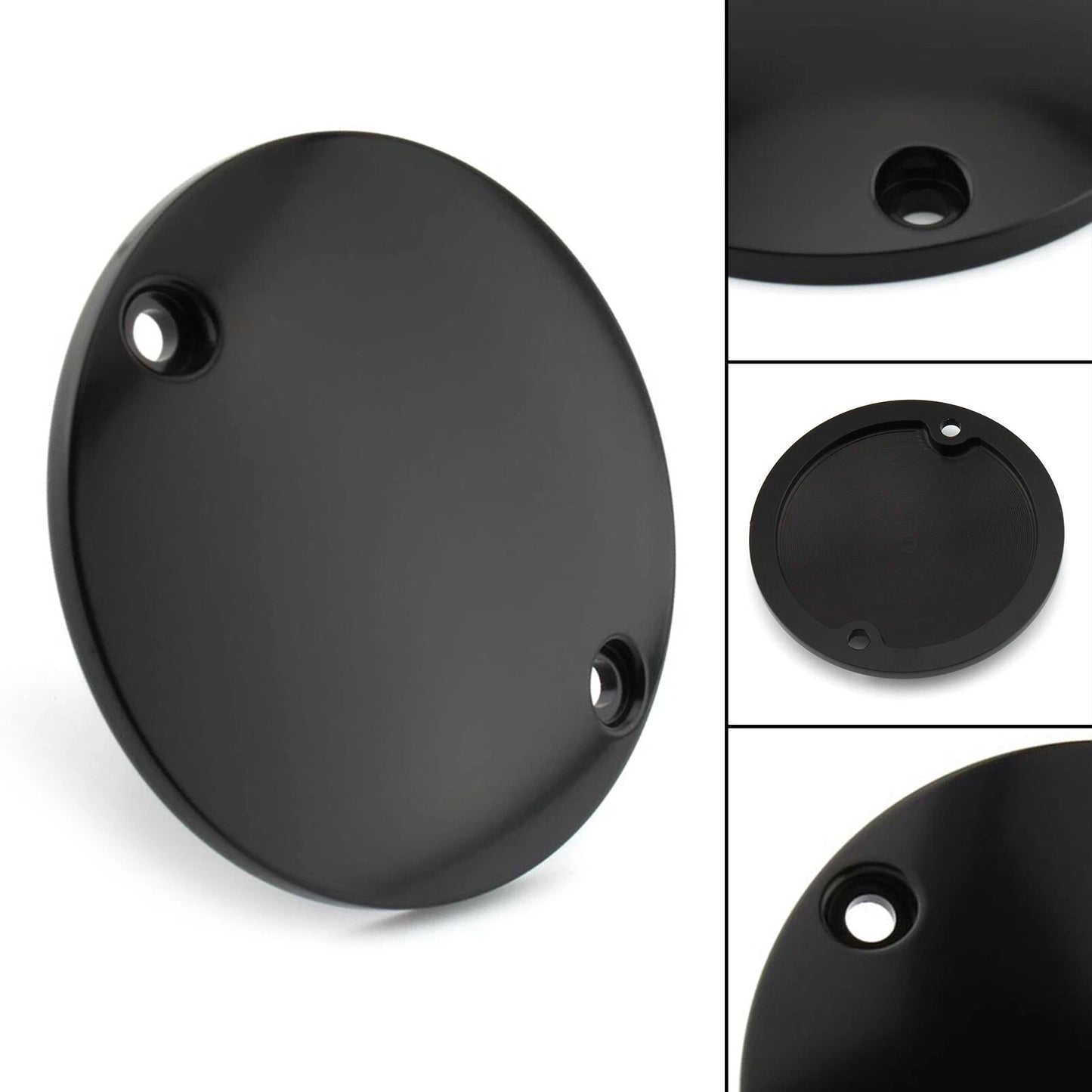 Curved Ignition Timing Cover Black for Harley XL 883 1200 (2004-2023)