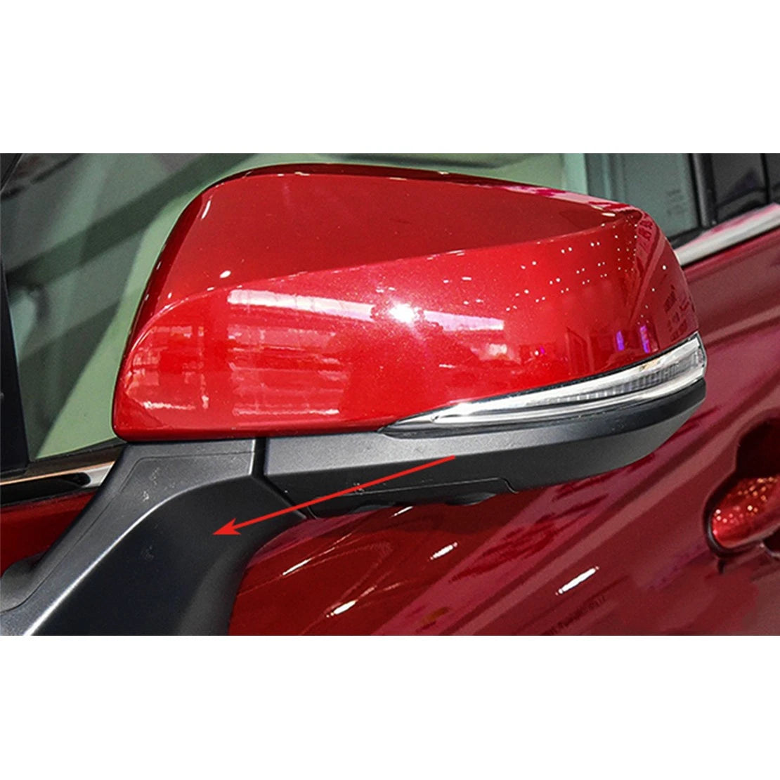 Left Side Rear View Mirror Triangle Base Cover for Toyota Highlander (2020-2022)