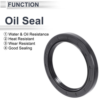 Oil Seal / 60x80x8mm / Rotary Shaft Seal NBR Rubber 5 Pcs