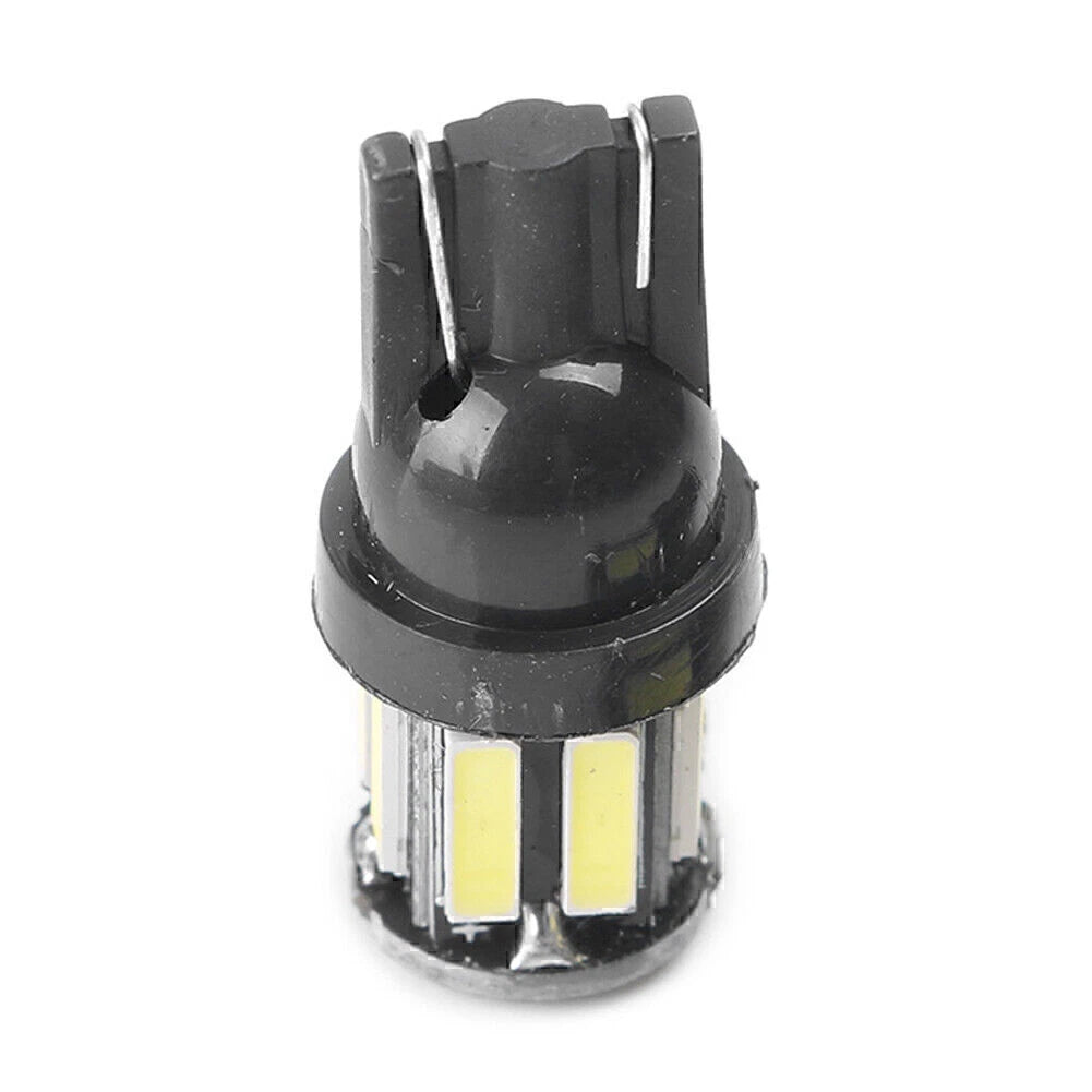 T10 7020 White LED 10SMD Dome Map Light Bulb for Car (Fits Various Models)