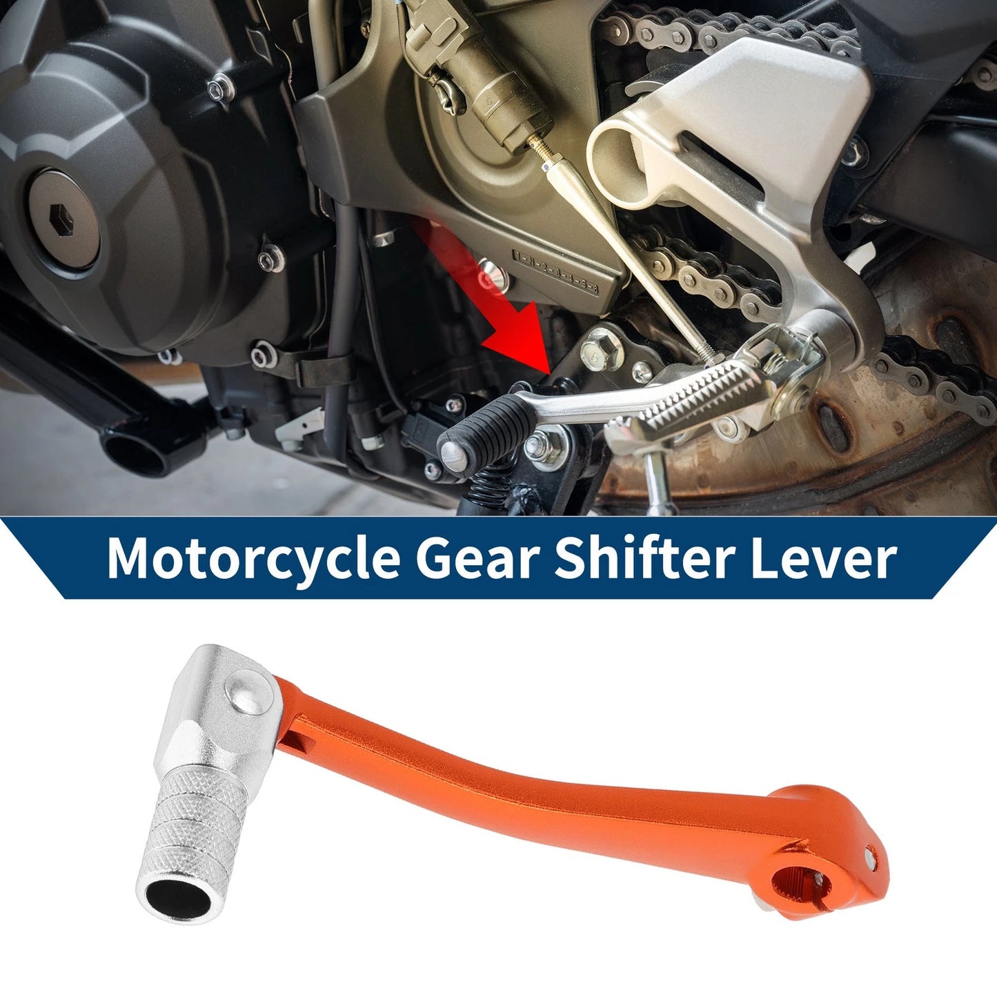 Folding Motorcycle Gear Shifter Lever for Bosuer 125