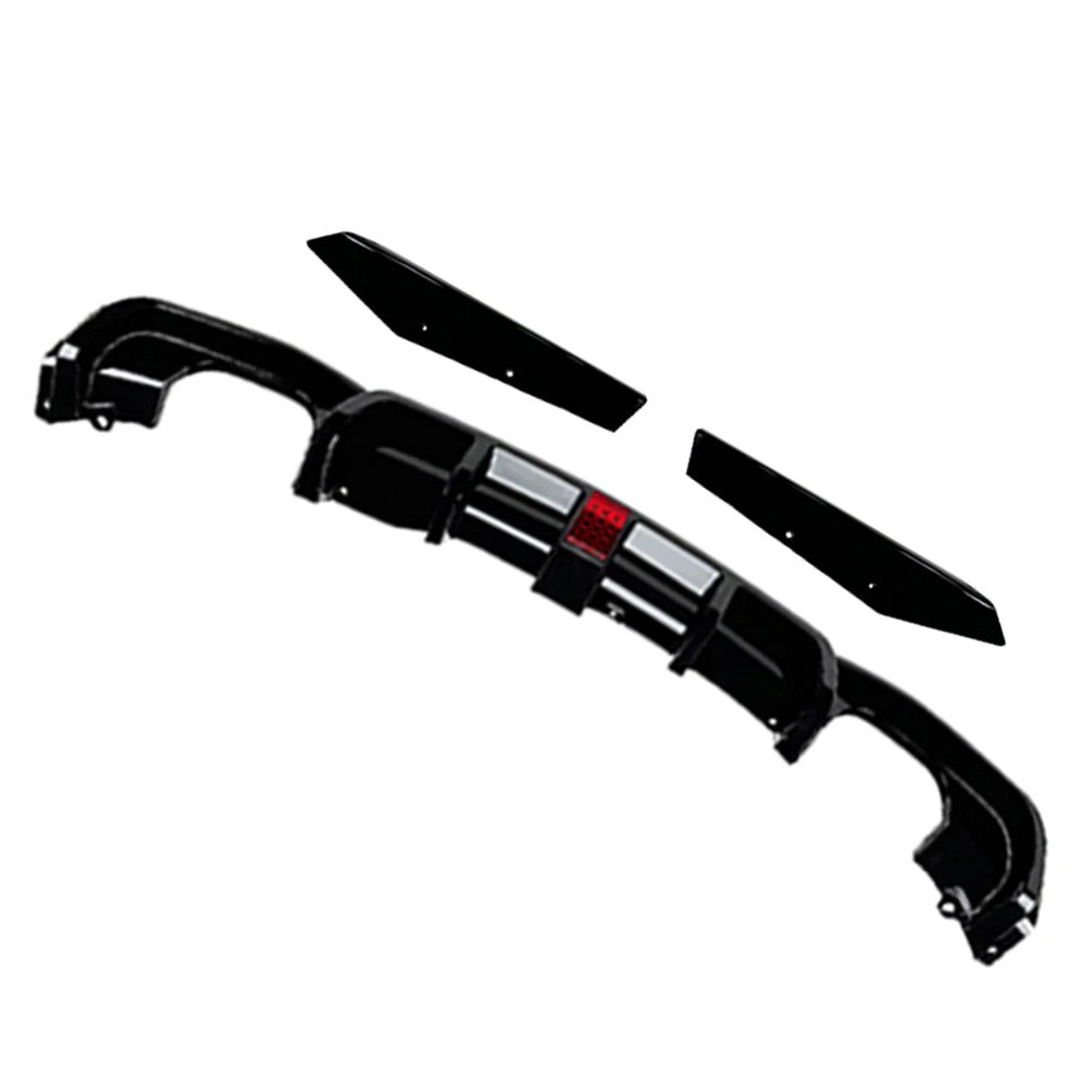 3PCS Rear Bumper Splitter Spoiler Lip for BMW 3-Series F30 F31 F35 M-Sport (12-19)