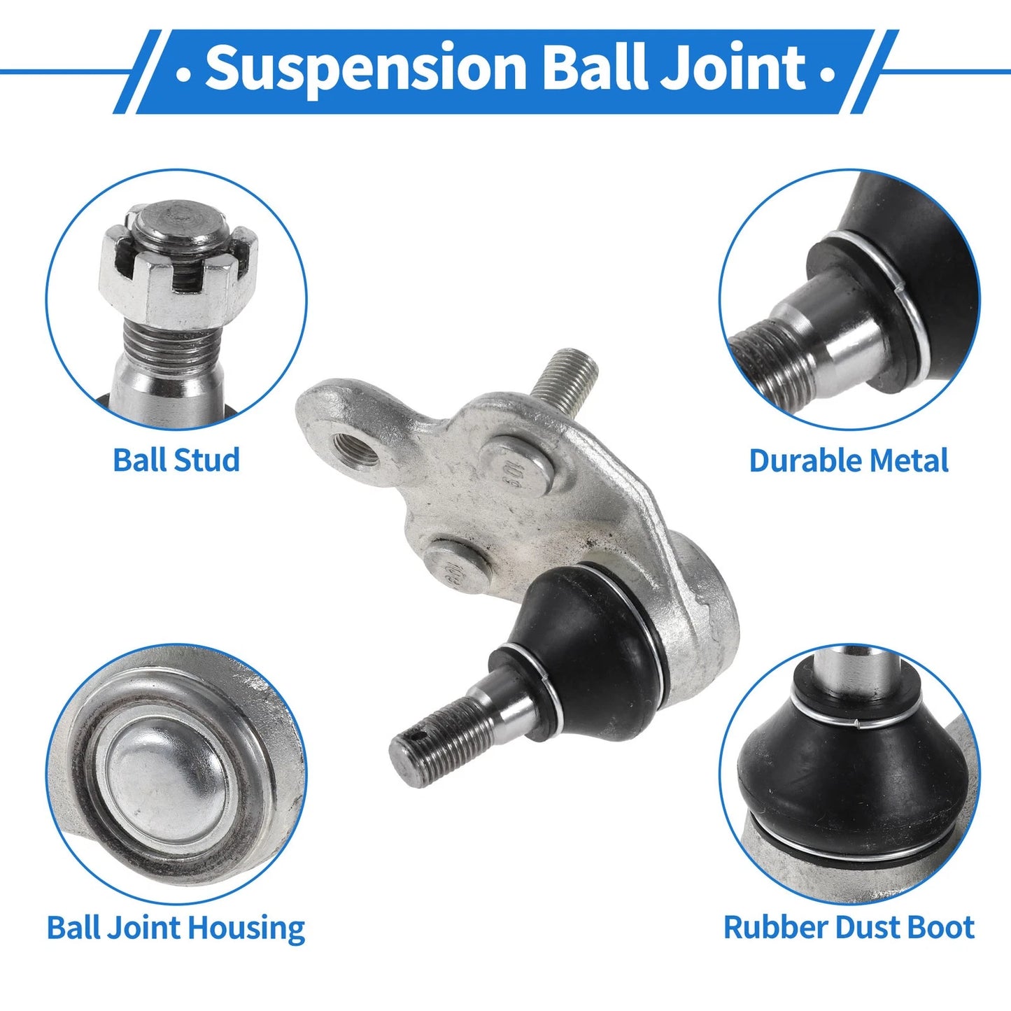 Front Lower Ball Joints for Toyota Corolla (2009-2019)