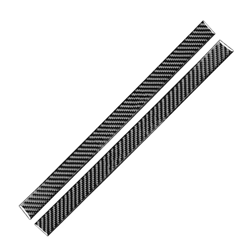 2 x Carbon Fiber Rearview Mirror Anti-Scratch Trim for Toyota Tundra (2014-2021)