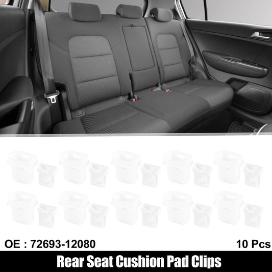 10 x Rear Seat Cushion Pad Clips for Toyota Avalon Camry