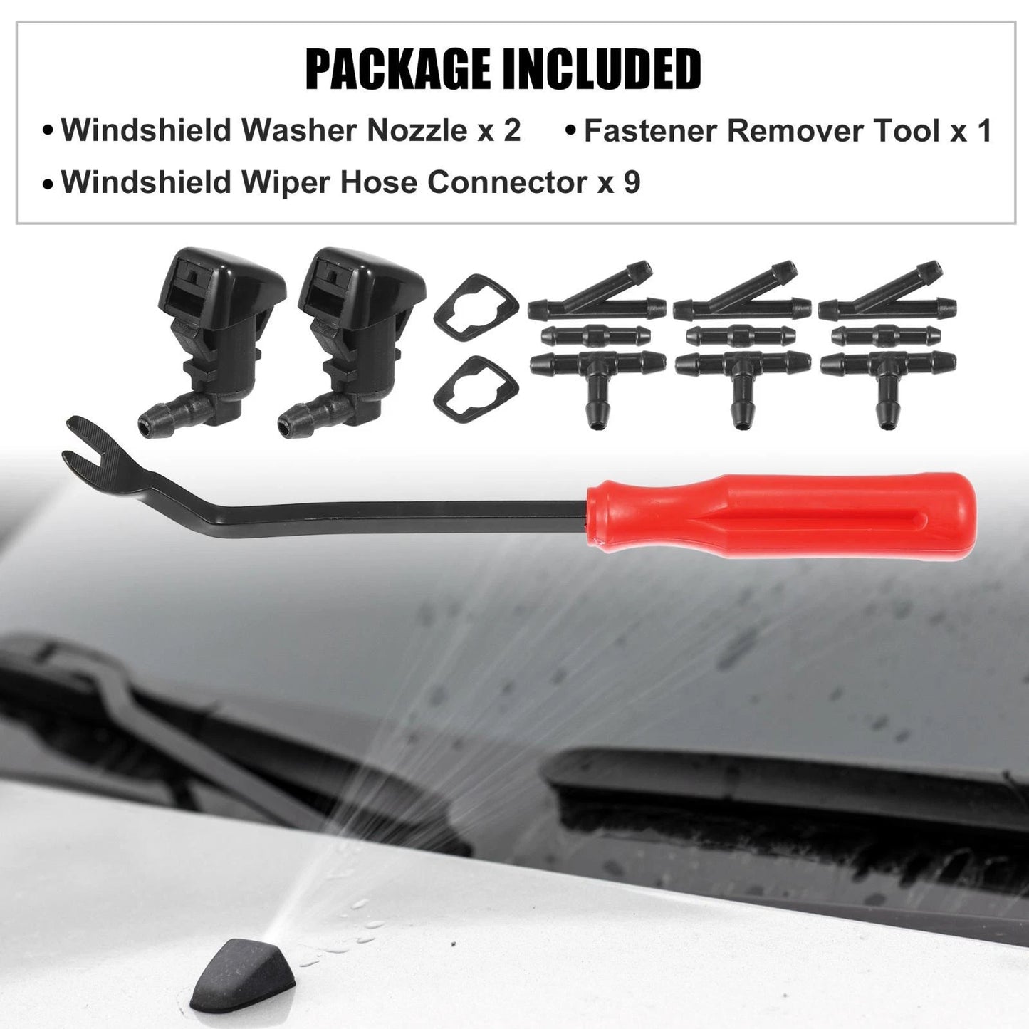 14pcs Front Windshield Washer Nozzles for Ford Focus (2008-2011)