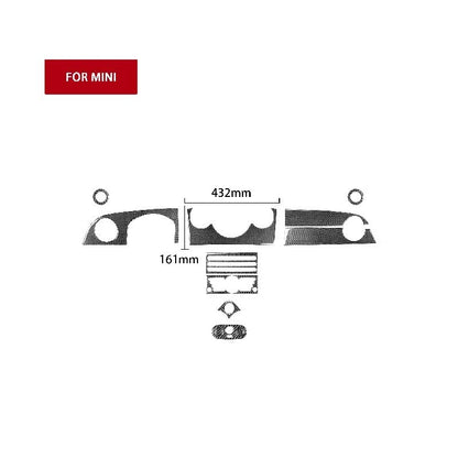 Real Carbon Fiber Interior Center Console Trim for Mini Cooper R53 2005-2006