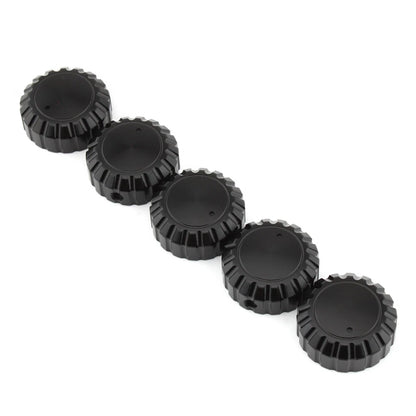 5Pcs Black Aluminum Radio Knobs for Honda GL1500 Goldwing (1988-2000)