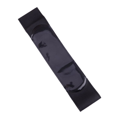 38cm Steering Wheel Cover for Car - Glossy Carbon Fiber Look
