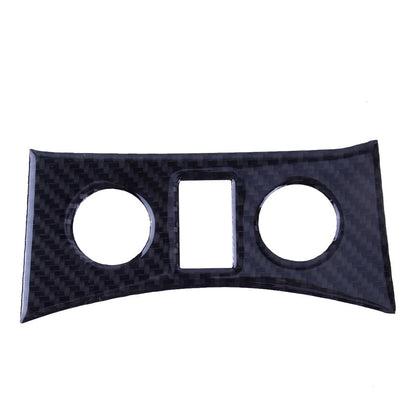 1x Carbon Fiber Heated Seat Button Cover for Infiniti G37 Sedan (2010-2013)