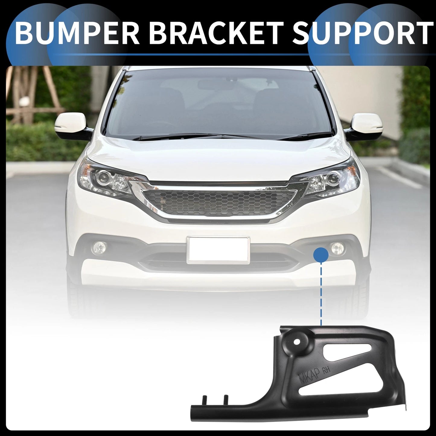 1 pc Right Front Bumper Support Bracket for Toyota Tacoma (2015–2022)
