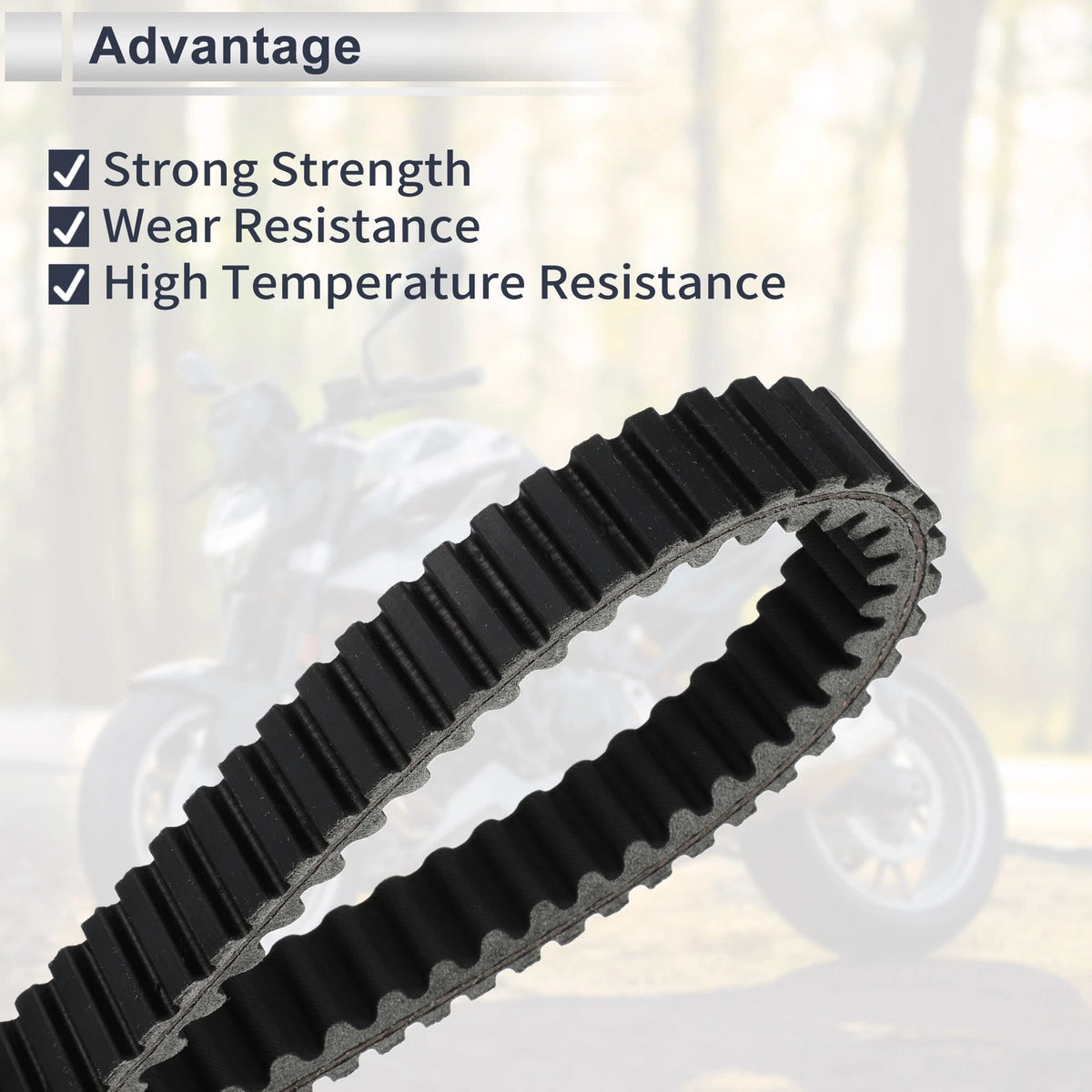 Motorcycle Drive V-Belt for BMW 450GT, LONCIN, VOGE 350T