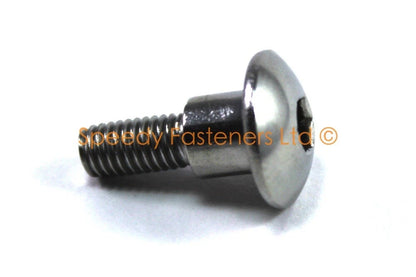 2 x M5 Stainless Fork Head Bolts 6mm Shoulder for Suzuki GSX-R