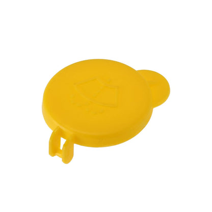 2 x Yellow Windshield Washer Fluid Reservoir Tank Caps for Ford