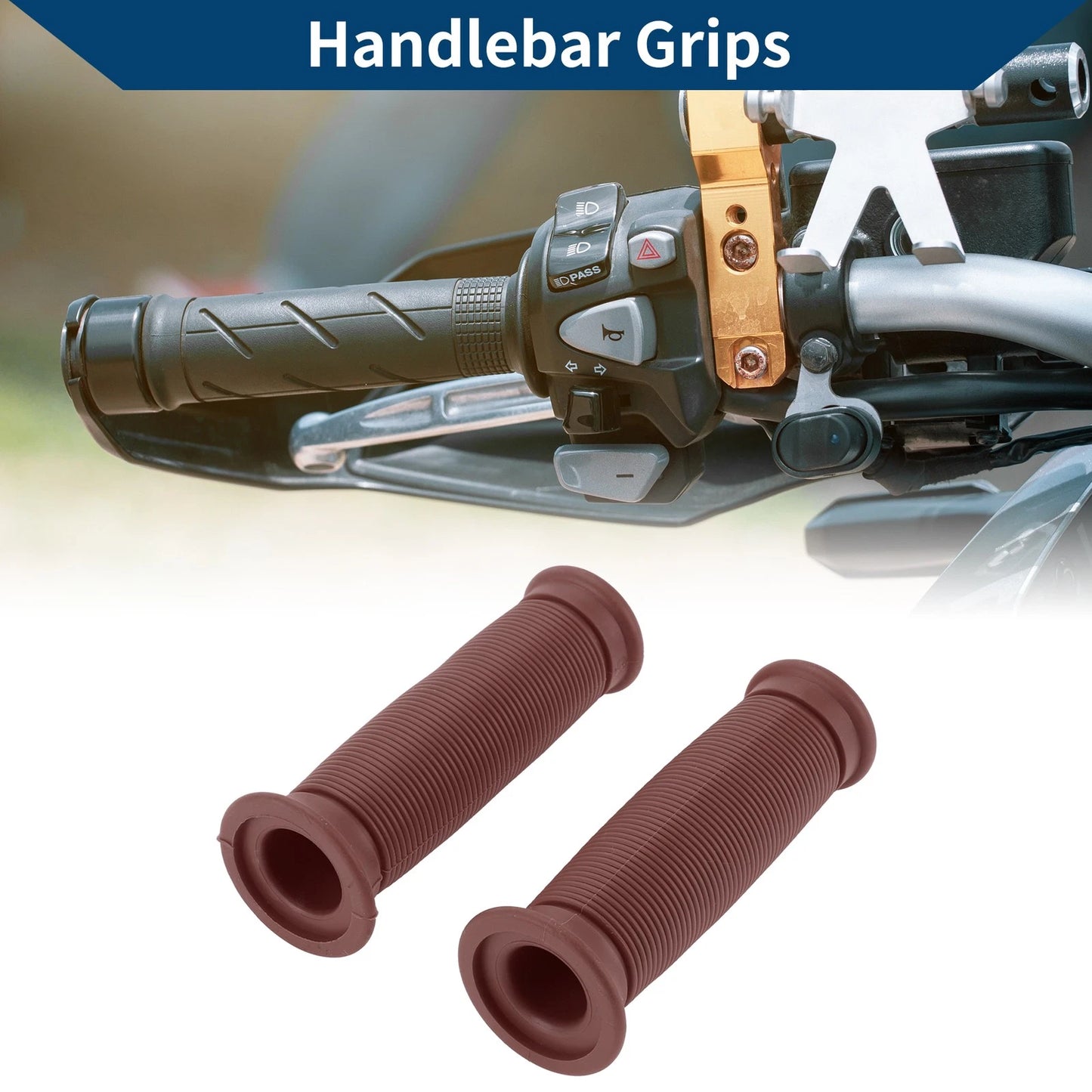 7/8" 22mm Hand Grip Cover for Motorcycle