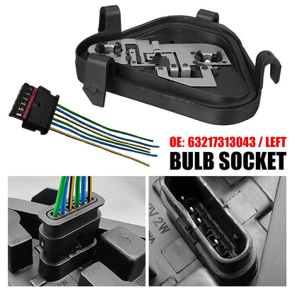 1X Left Rear Tail Light Socket for BMW 320i 328d 328i 335i (2013–2015)