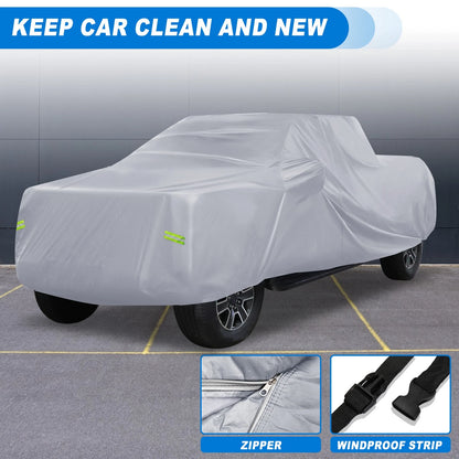 Waterproof Car Cover with Driver Door Zipper for Ford F150 Crew Cab (2015-2023)