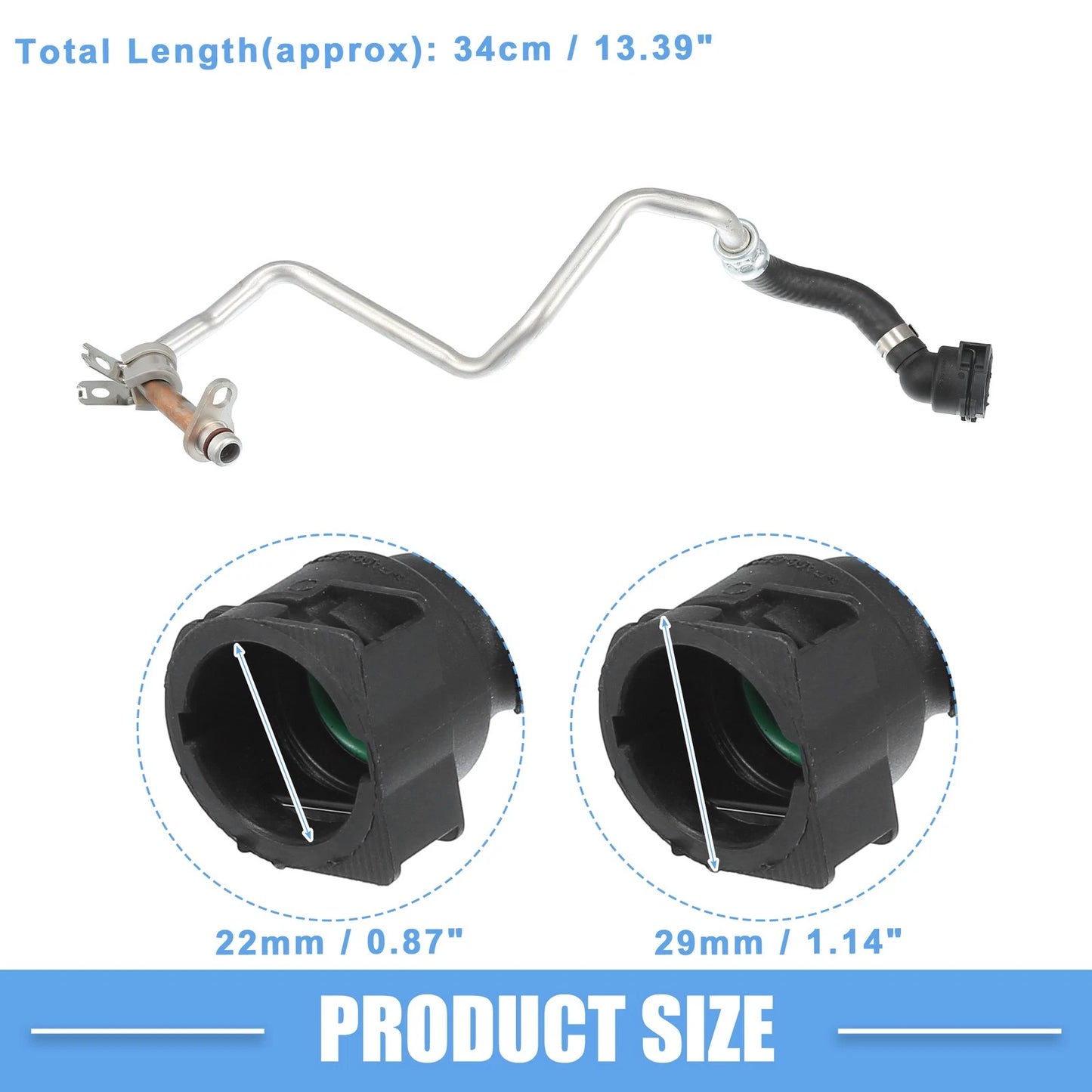 Turbocharger Coolant Return Line for BMW 230i Base 2.0L L4 (2017-2023)