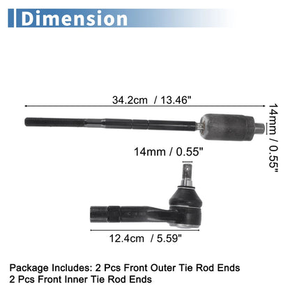 4pcs Tie Rod Ends for Ford Explorer (2002-2003)