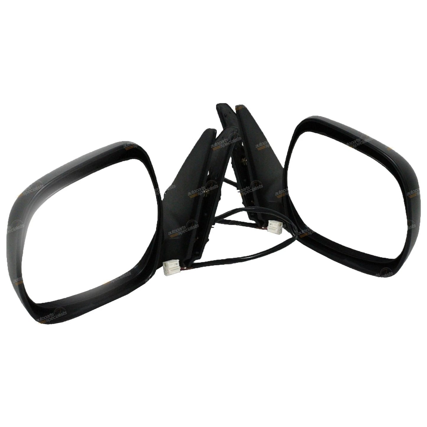 2 x LH+RH Black Electric Mirror for Toyota Landcruiser Prado (2002–2009)