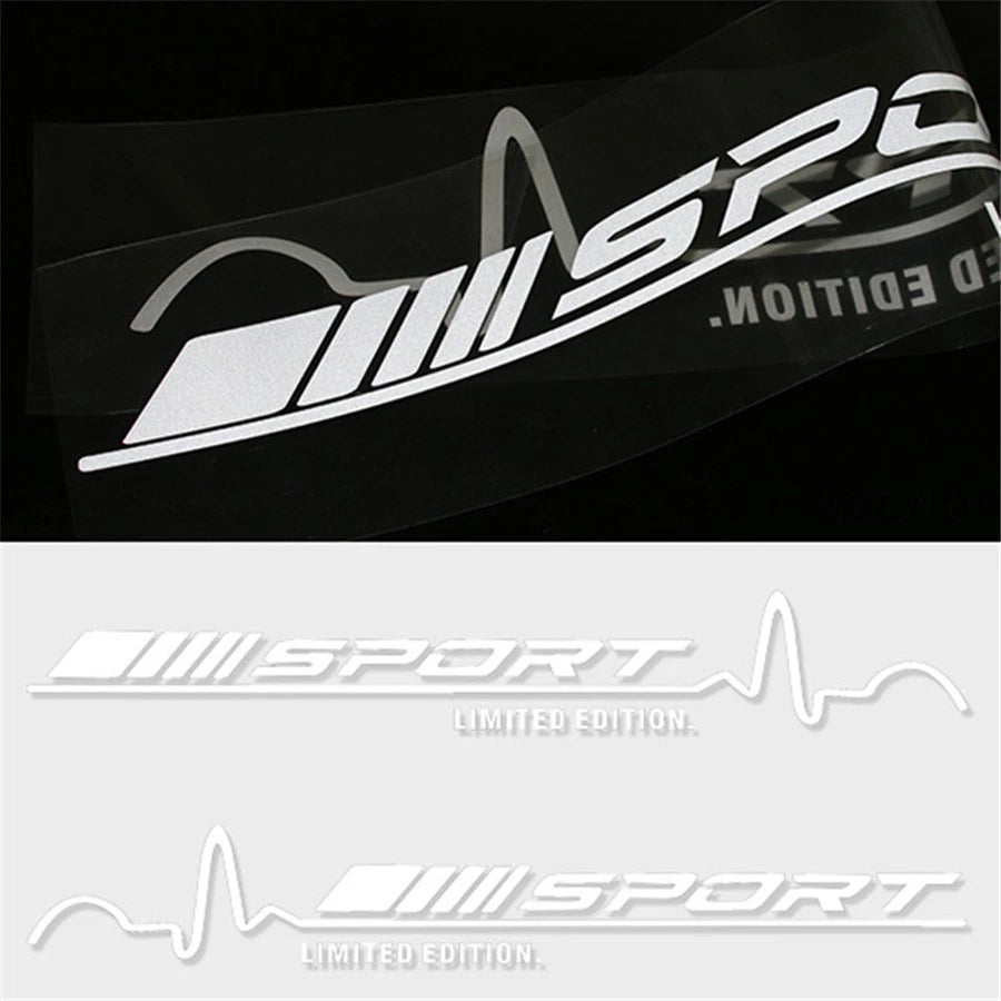 Racing Sport Vinyl Decal Stickers for Universal Car Door Body Kit