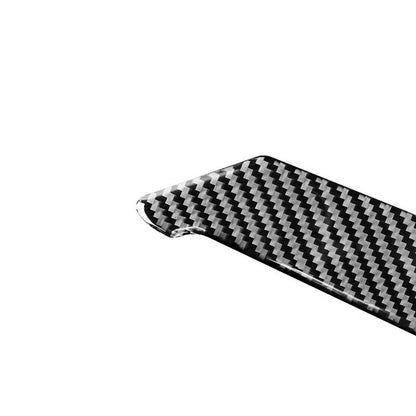 4pcs Carbon Fiber Interior Door Knob Cover Trim Fit For Audi A6 2019-2022
