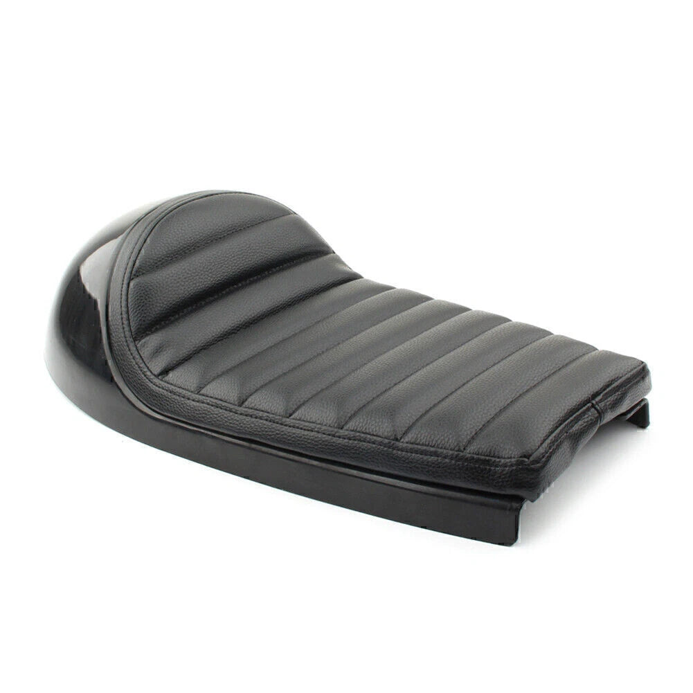 Universal Cafe Racer Seat Pan Vintage Cushion for Scrambler Black