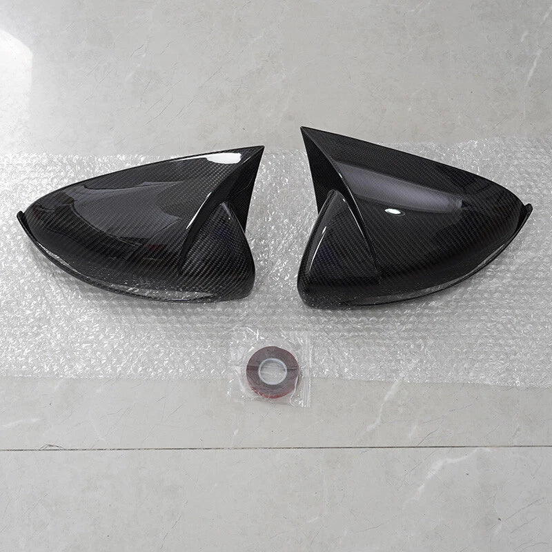 Carbon Fiber Side Mirror Cover Caps for Benz W222 W213 W205 X205 (2014-2023)