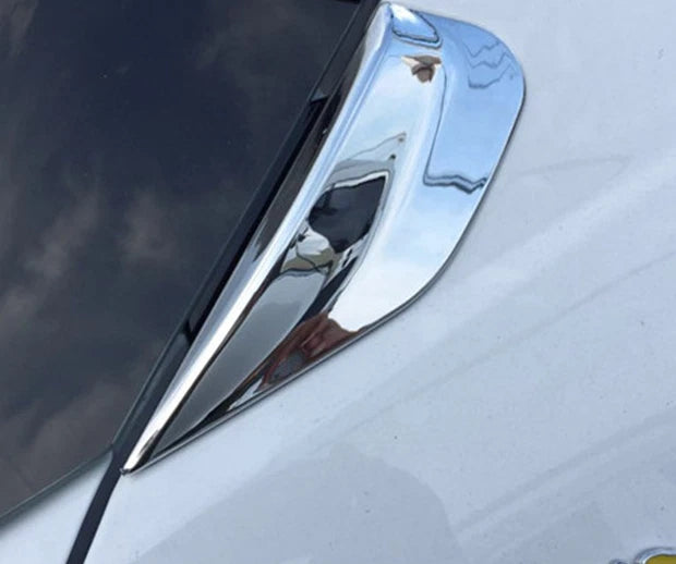 2 x Chrome Rear Window Trim for Opel Vauxhall Mokka Buick Encore (2013–2021)